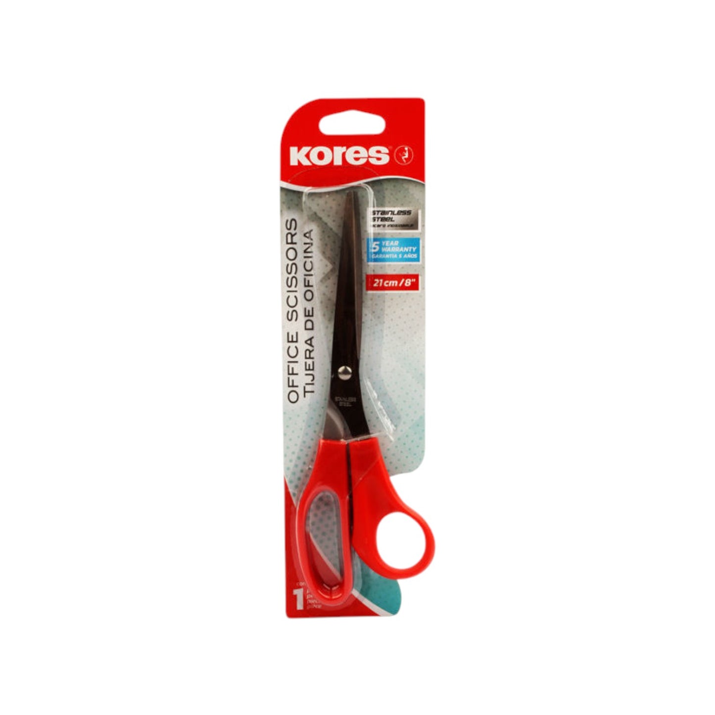 Office scissors- Metal Card 21 CM Kores Model 35221