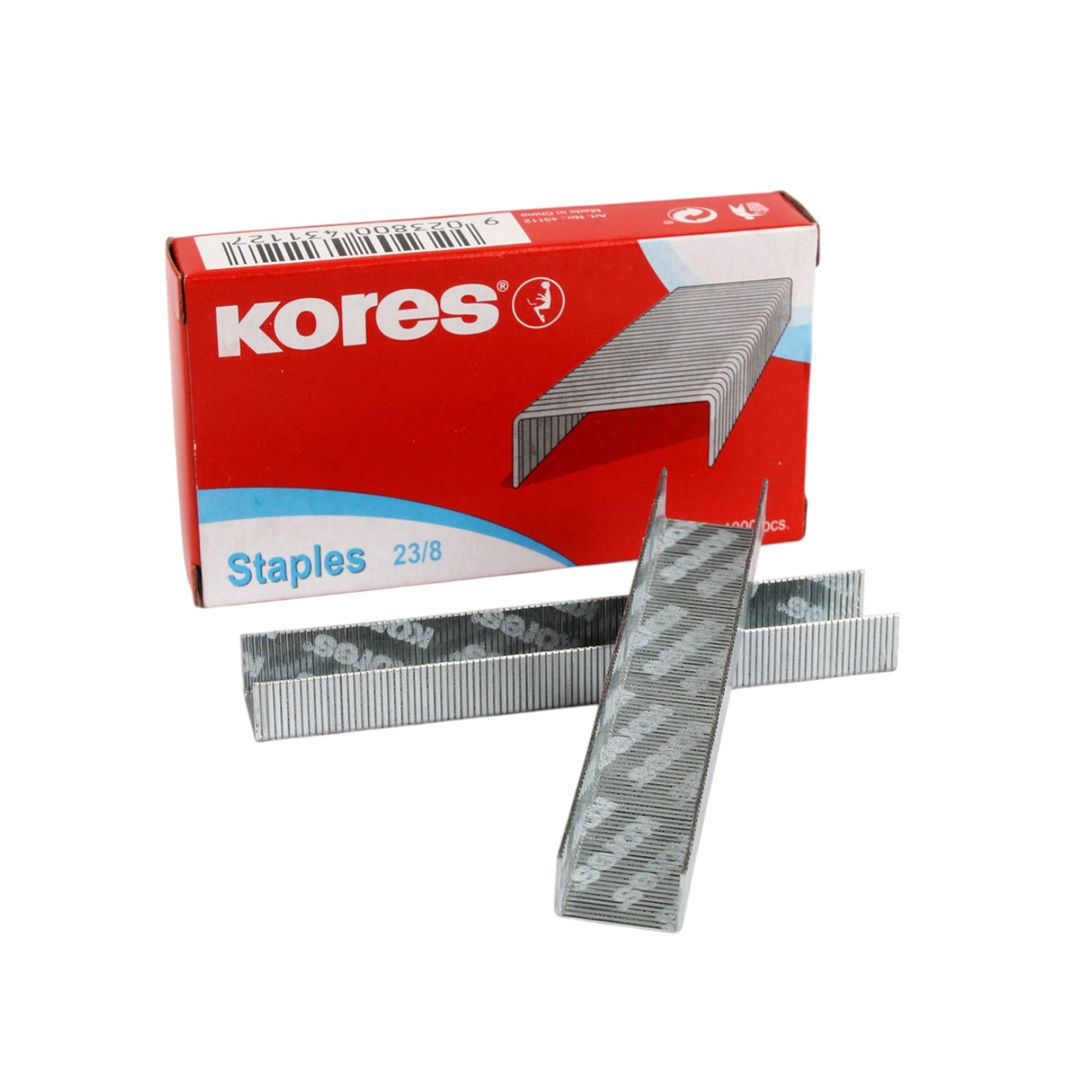 Kores Stapler pin original, red box, 23/8 Model 43112