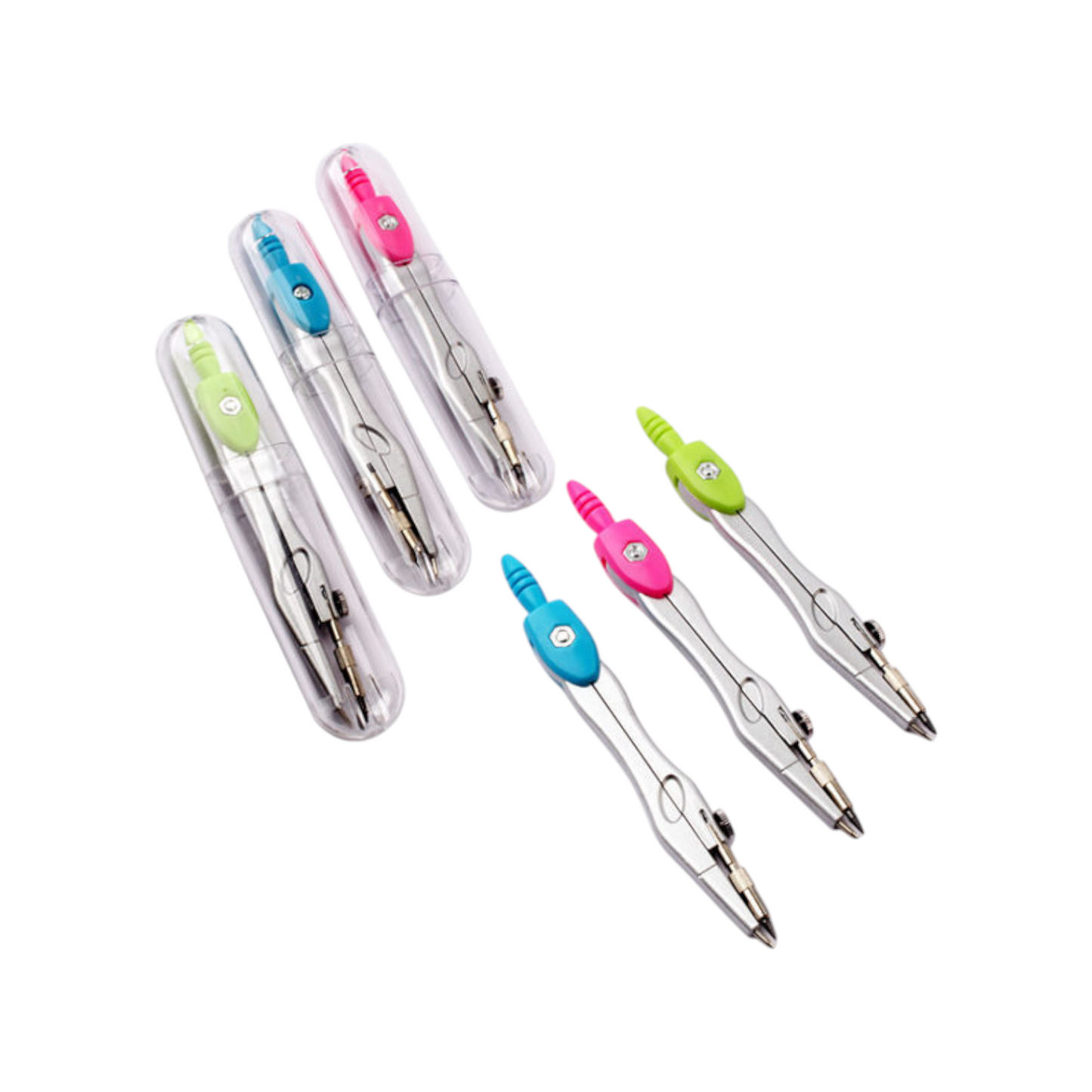 Metal Compass Graphite-Tip in Box Keyroad Model KR971422