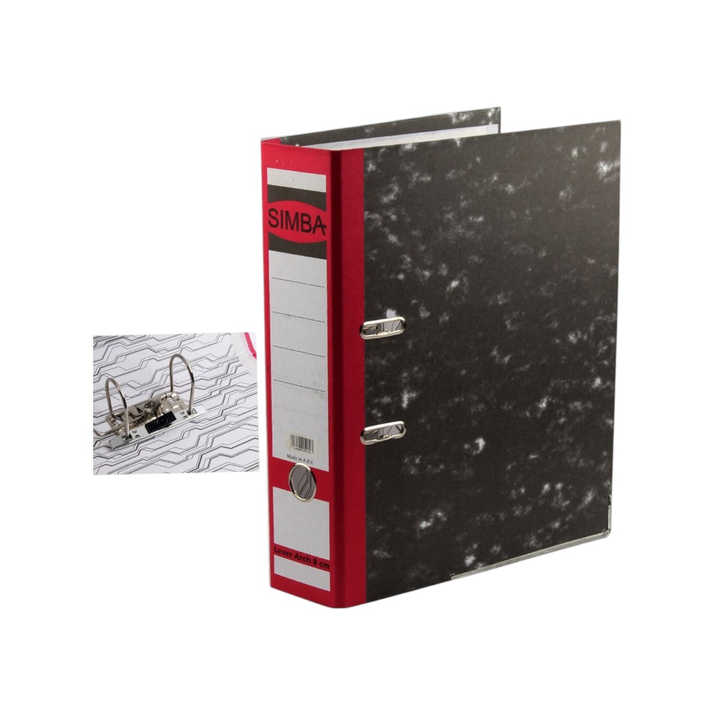 Lever Arch file folder 8 cm 2-ring fixed - Simba