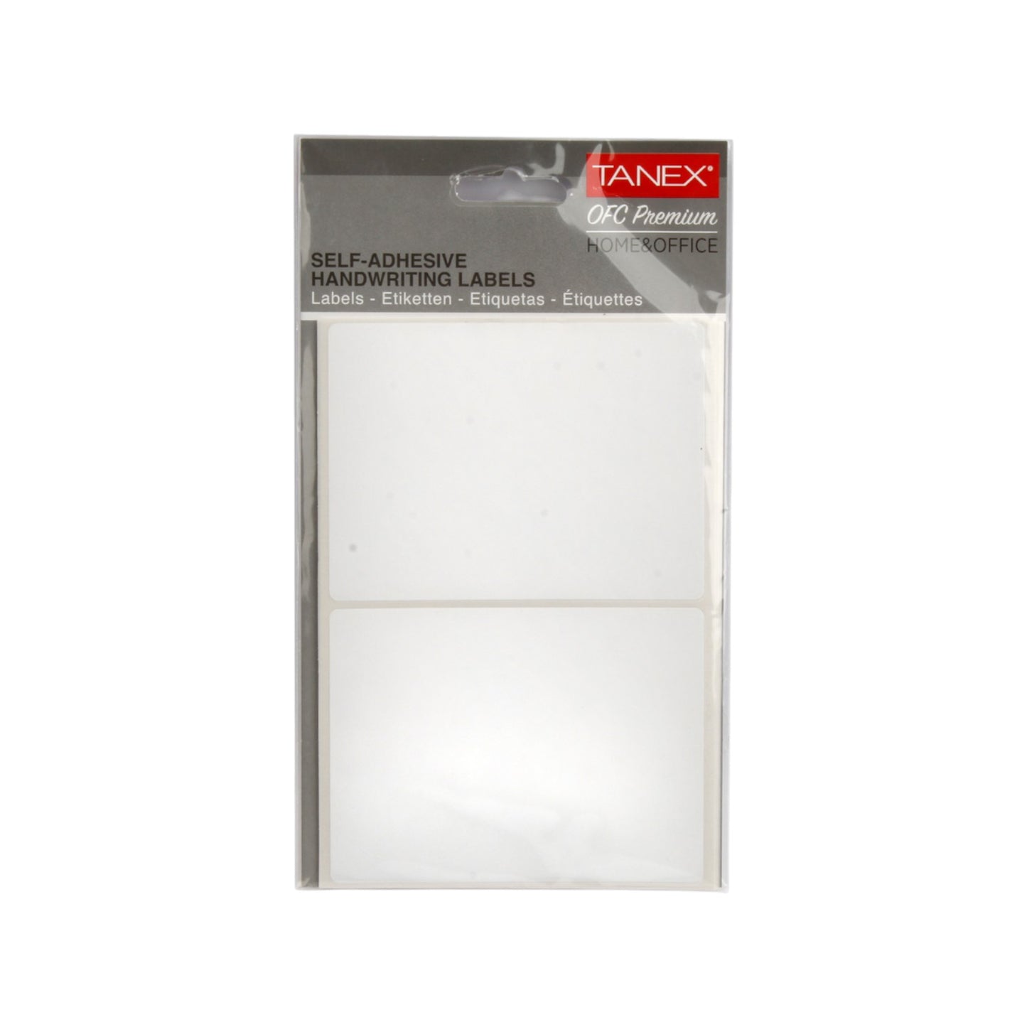 Office Sticker White 10 Sheets 2 Pieces 100x74 mm A5 - Tanex OFC-125