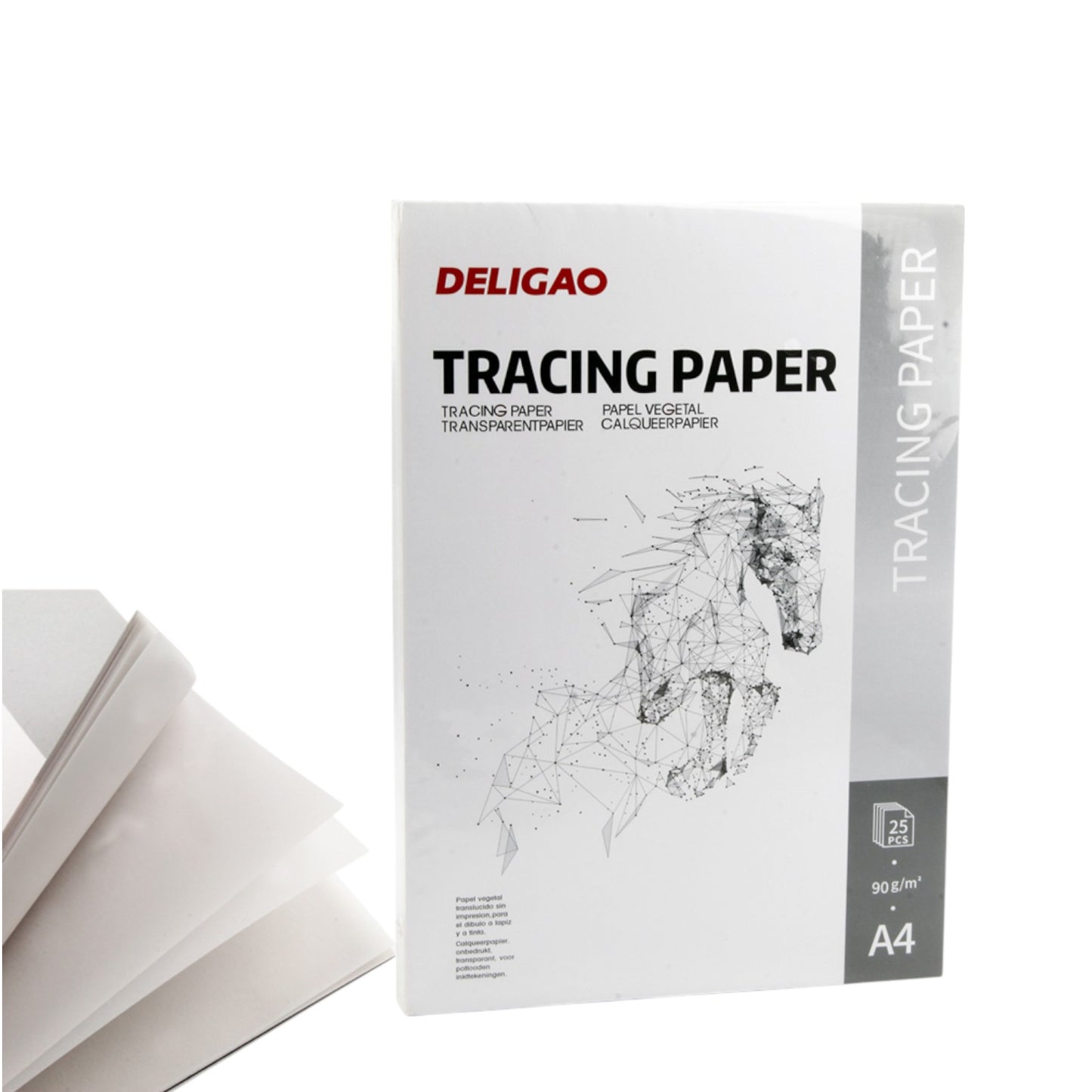 Deligao Tracing Sketch Pad 25 Sheets, 90gsm A4 – Model 90G