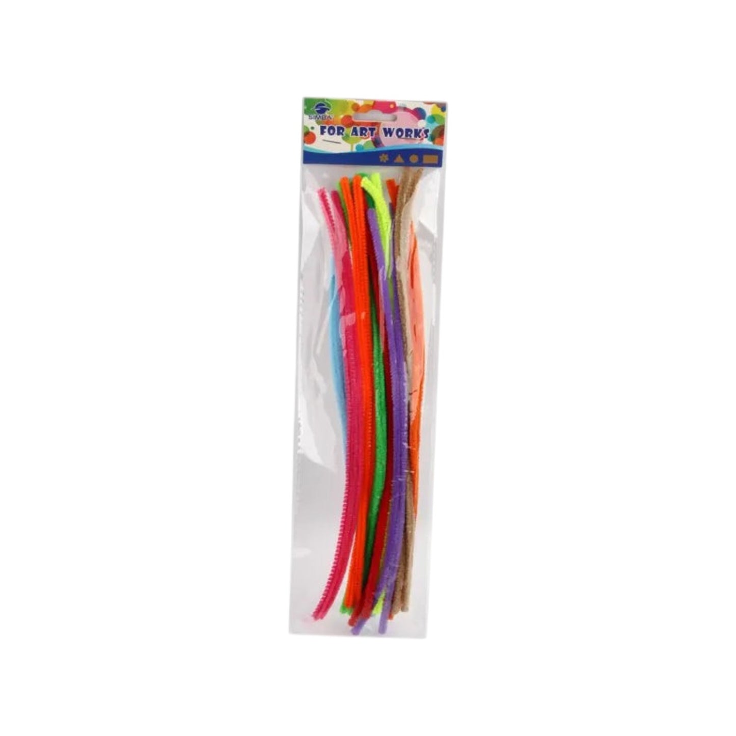 Velvet flexible wire sticks - Pack of 20 Pieces - Multi Colors