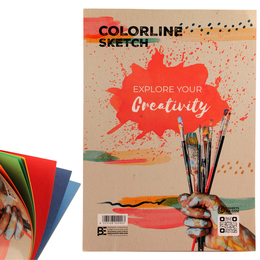 Sketch Heel Colors 160 g 12 Sheets A3