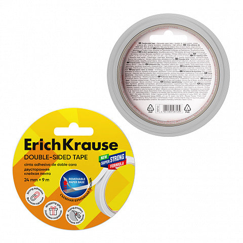 Erich Krause Double Sided Tape 24mm 9m