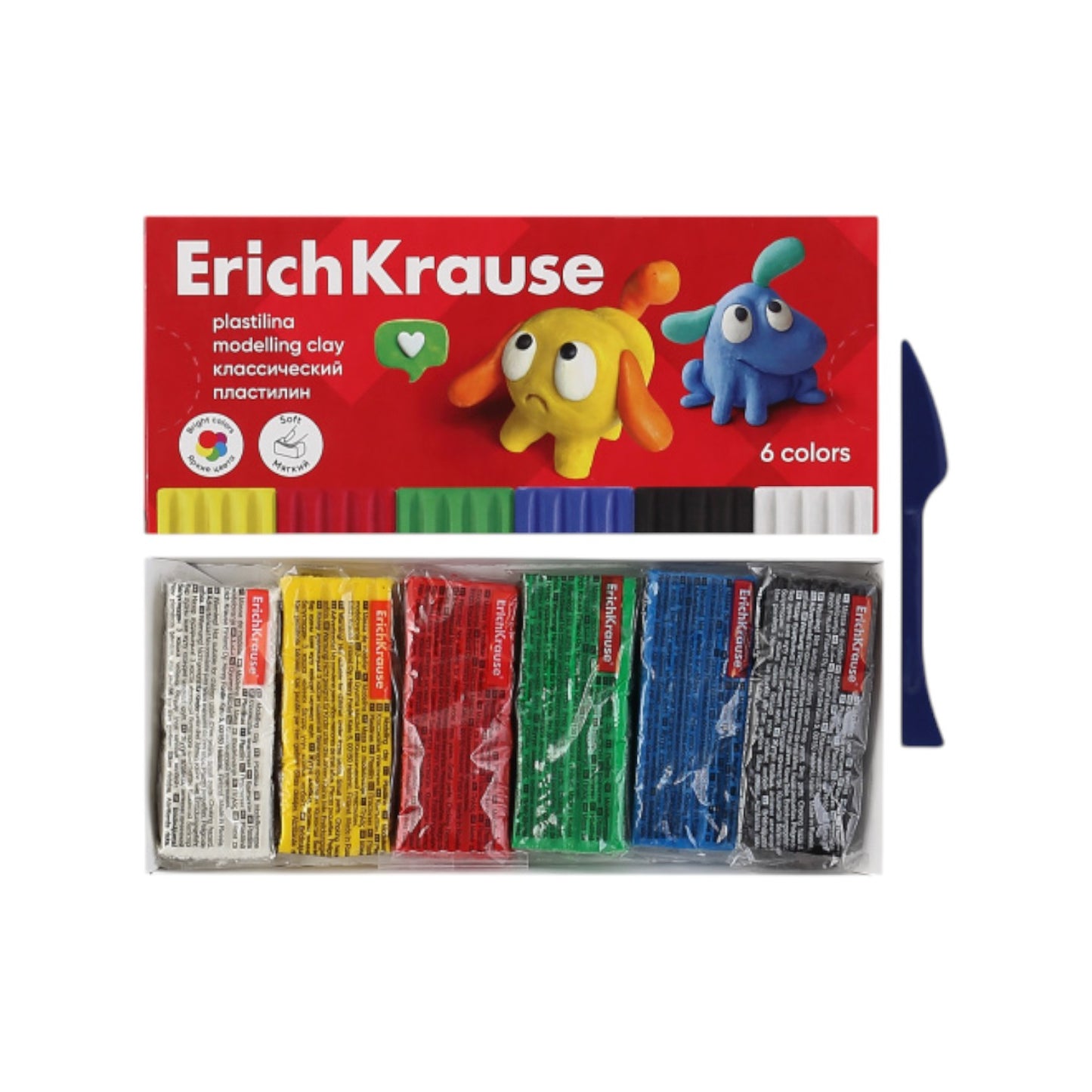 Erich Krause with Modeling Tool - 6 Pieces 108g