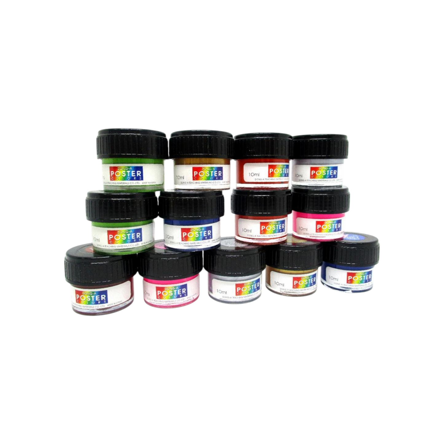 Dong-A - Poster, Gouache Color - Pot 10 ml - Multicolor