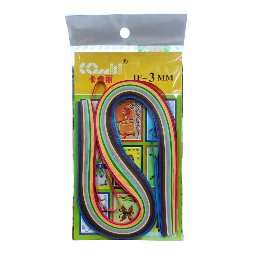 Camili Quilling Paper 24 Colors 3mm