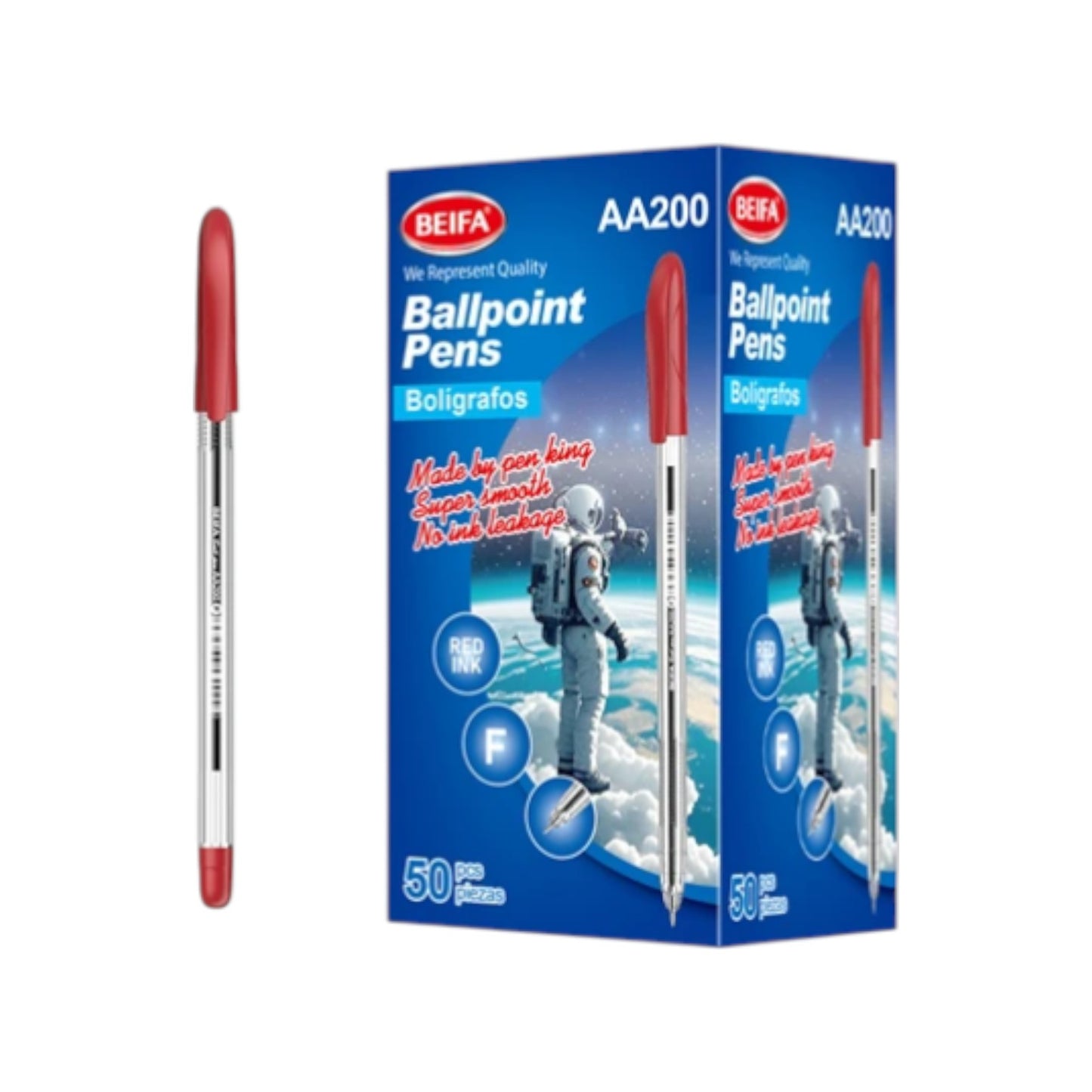 Ballpoint Pen 0.7 mm Black & Red – Bifa Model AA200-50B1 -1 Pen