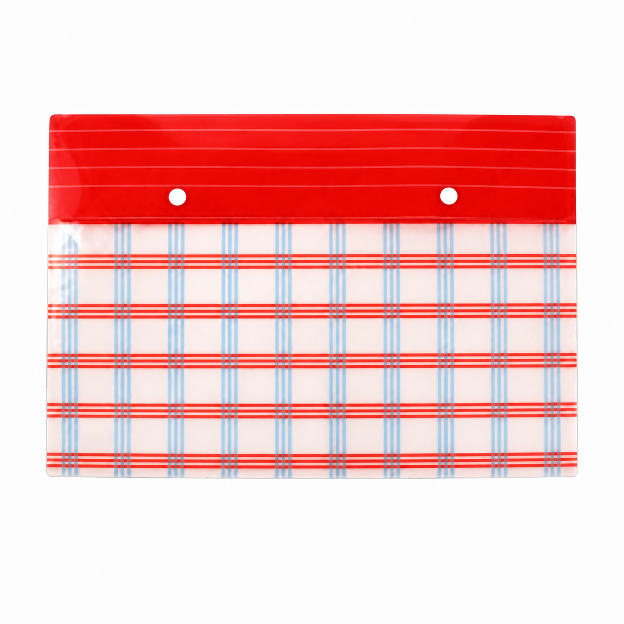 A4 Plastic Document Folder with Snap Button