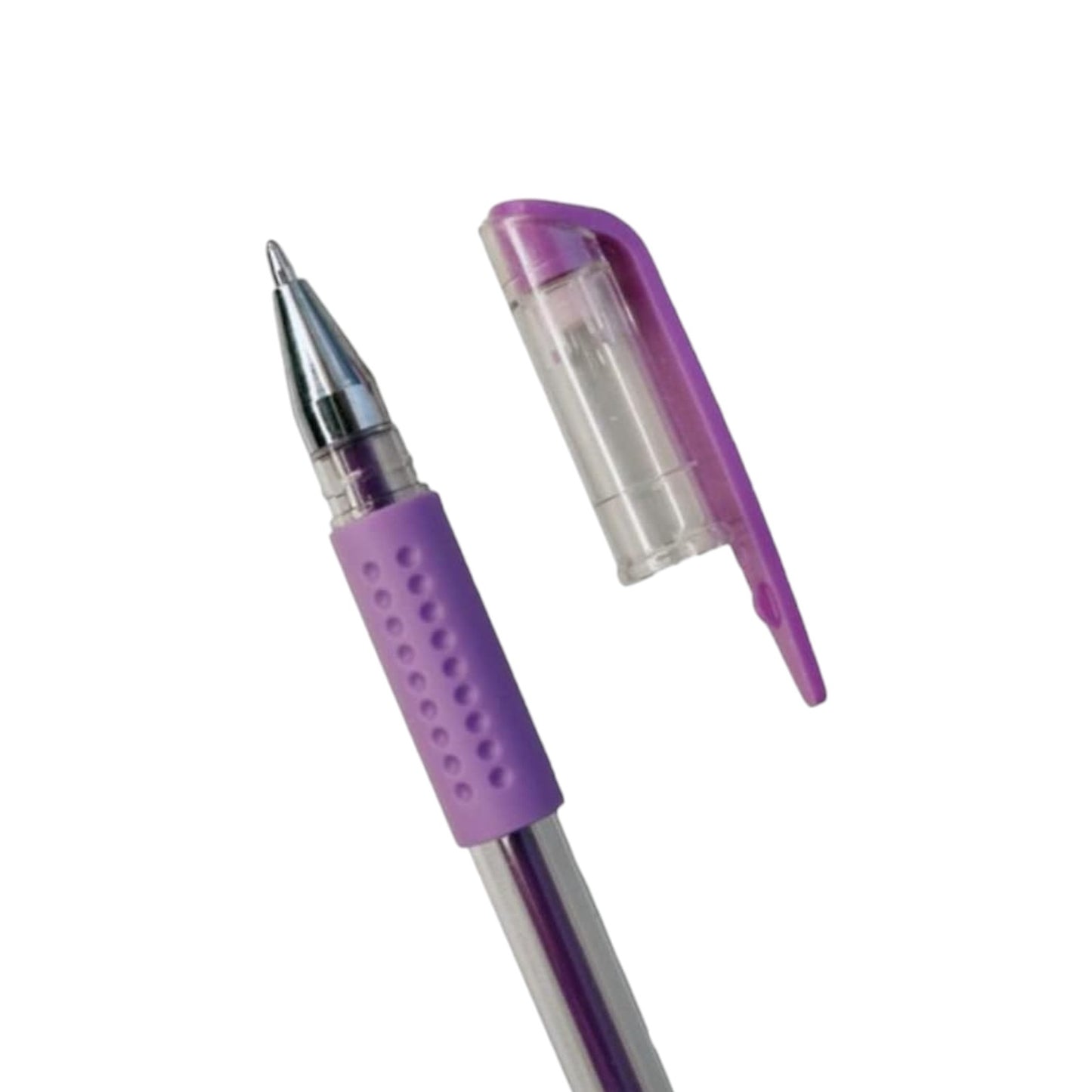 Kit 12 Gel Pens Neon and Pastel Colors