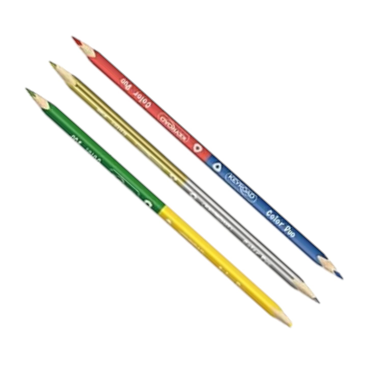 Wooden Pencils 12 Colors Medical triangle Keyroad Model KR971281