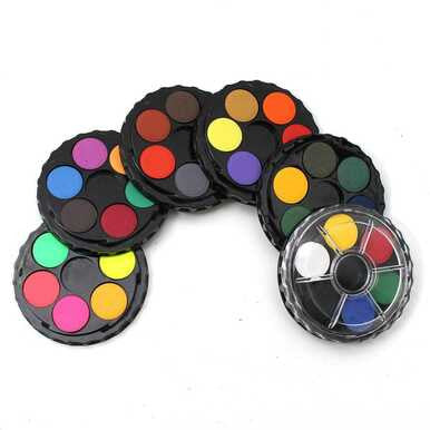 Koh-I-Noor Ink Box Watercolor Paints 8 Tiers 48 Bowls