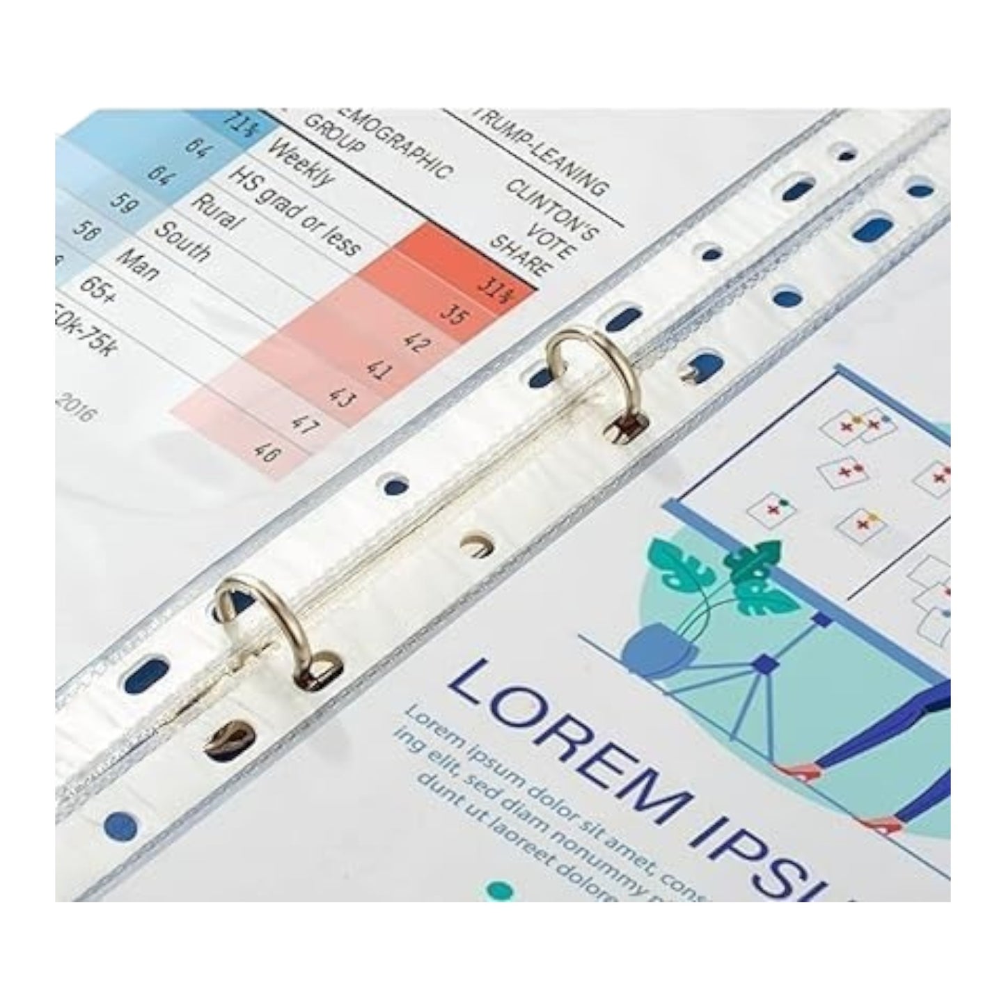 OBO Sheet Protectors for 3 Ring Binders