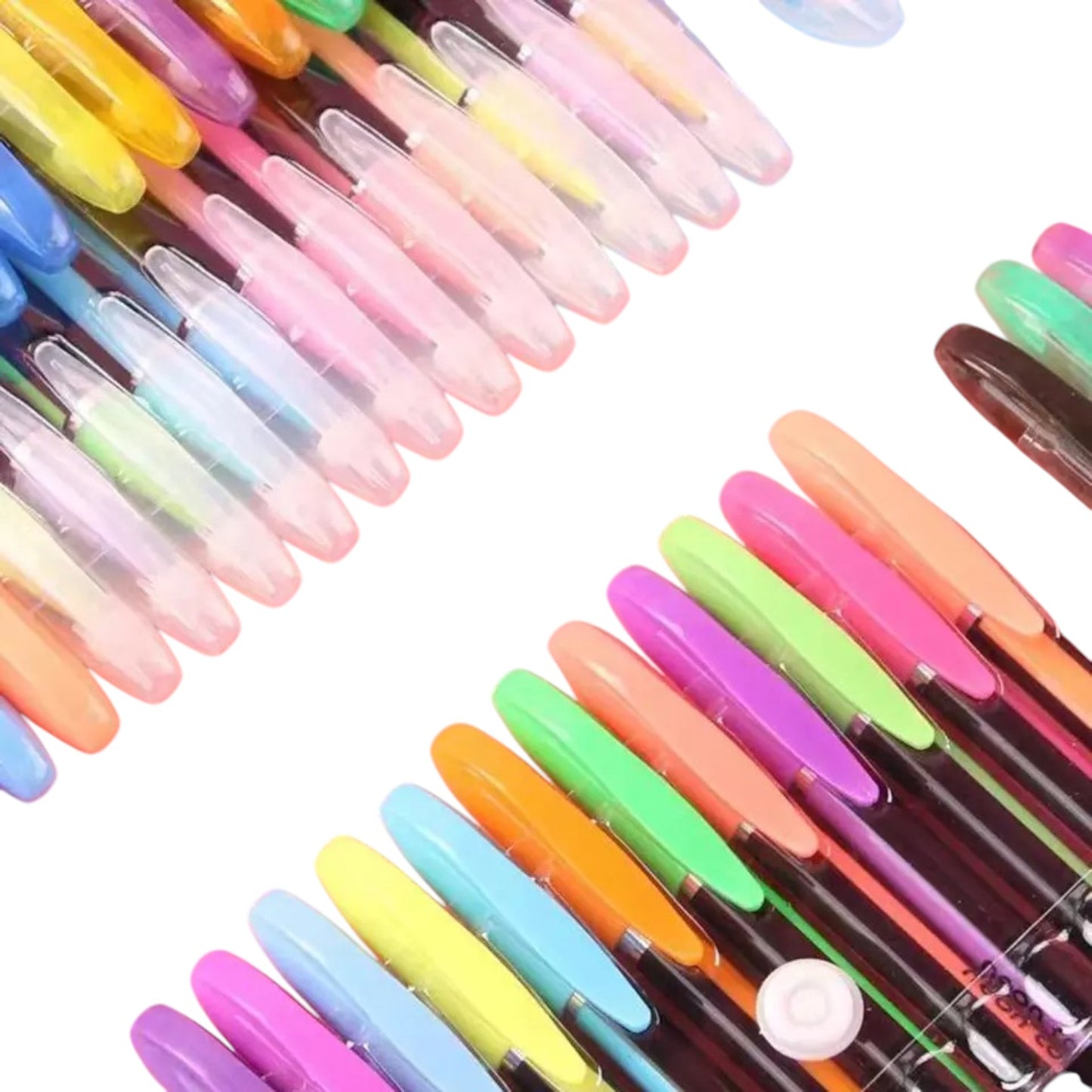 60 Unique Colors (No Duplicates) Gel Pens