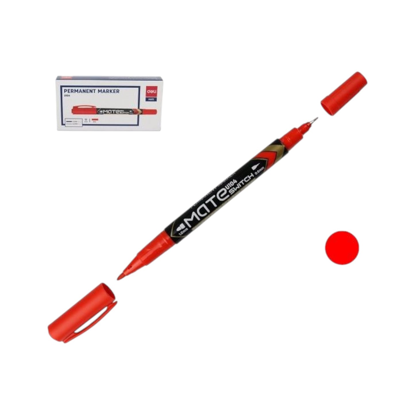 Gxin G-107A CD Permanent Marker, Red