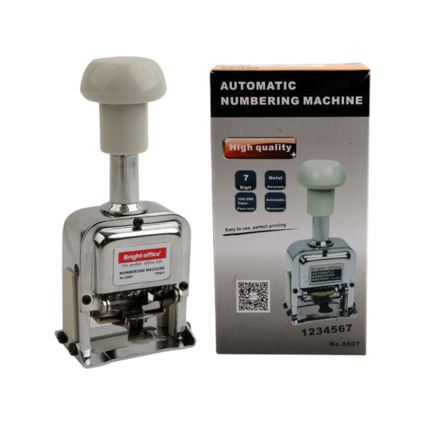 Arabic Numbering Stamp 7 Digits Metal