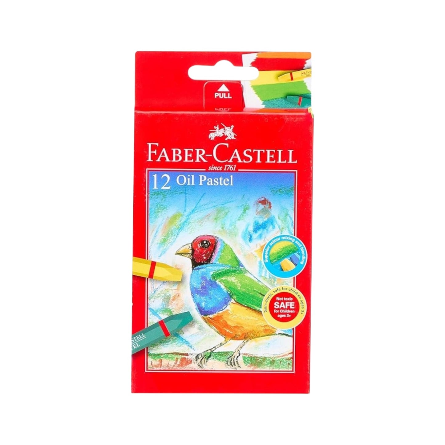 Faber-Castell Faber Castell Oil Pastel Crayons - 12 Pastels