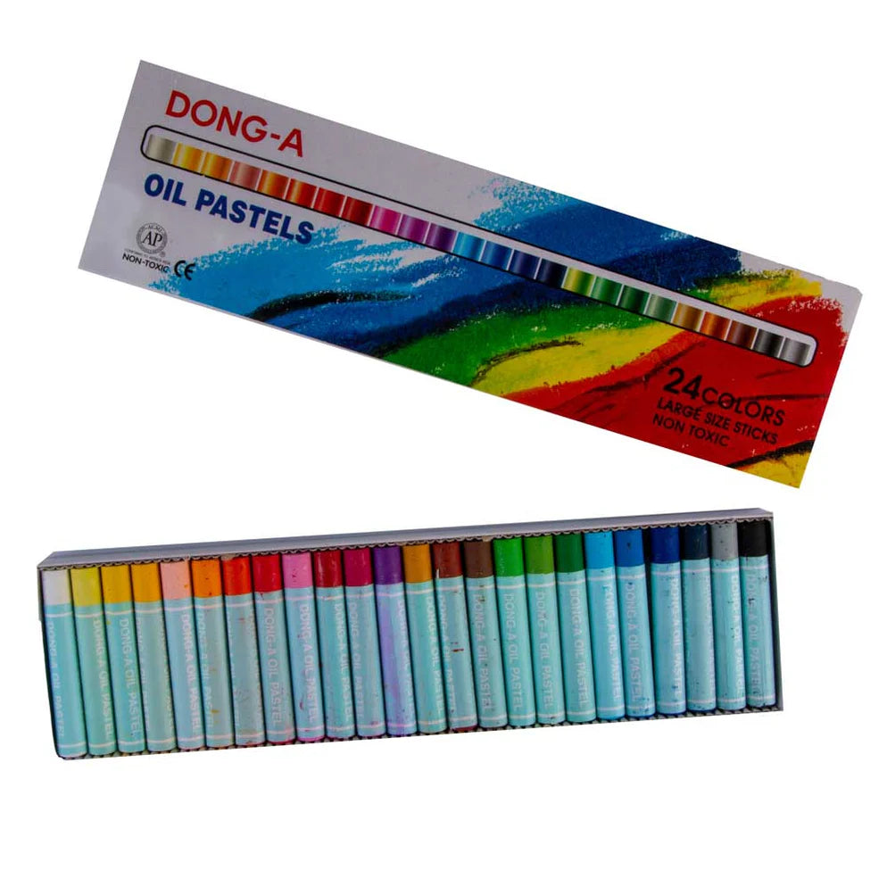 Dong-A Oil Pastels long 12 / 24 Colors