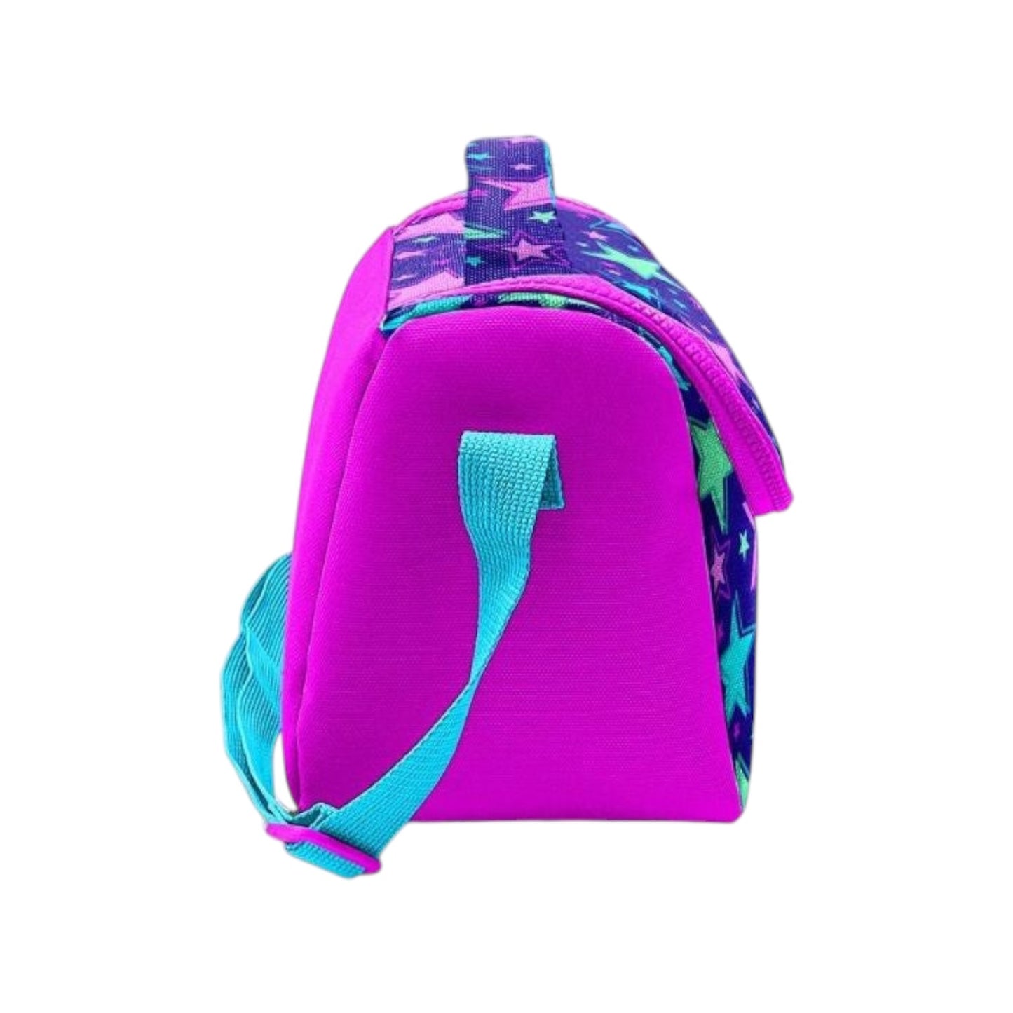 Coral High Kids Thermal Lunch Bag - Saks Pink Star Pattern