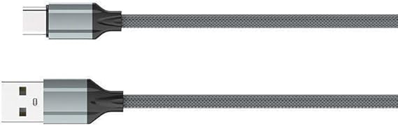 Data cable Nylon braided for fast charging 1.2m LDNIO KX3480