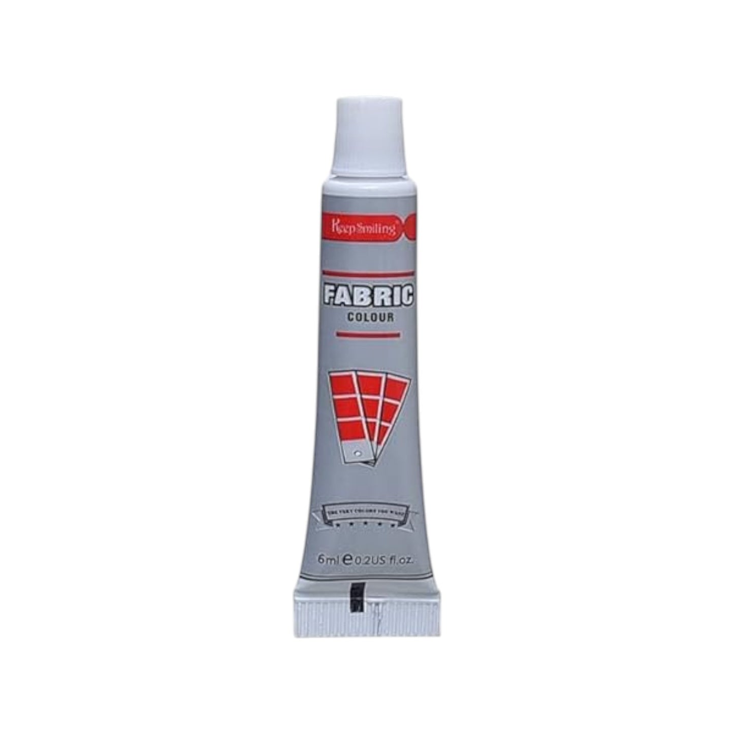 Keep Smiling Fabric Colors (6ml) Pack Of 12 Pieces - Multicolor