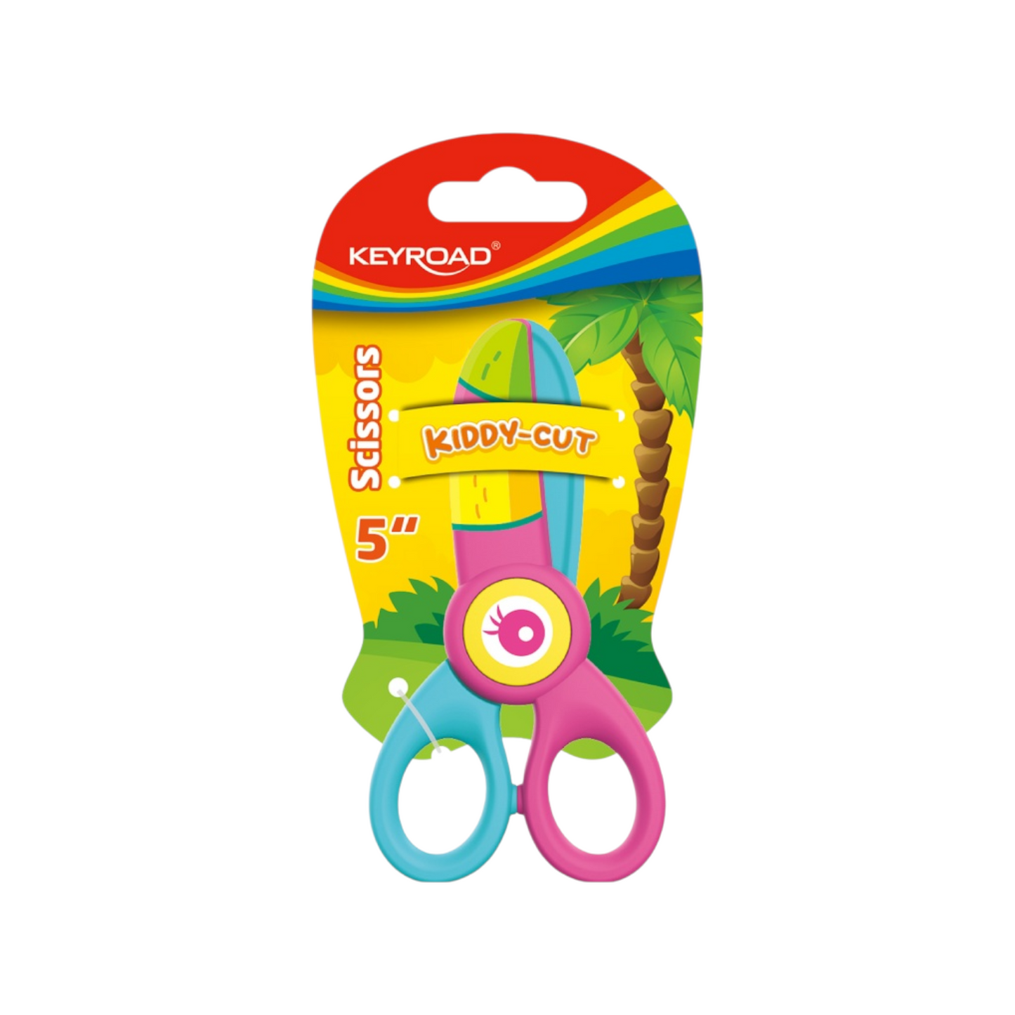 Keyroad Colored Plastic Kids Scissors - Model KR972813