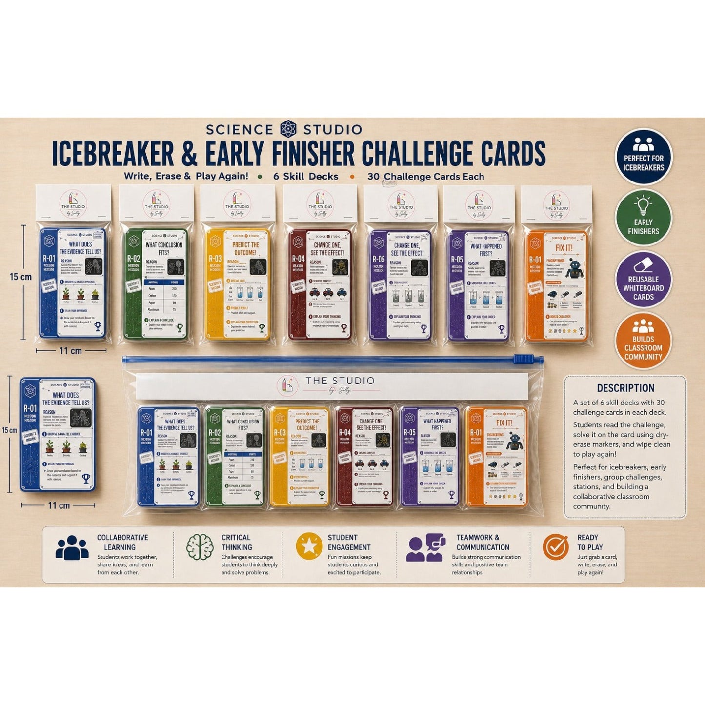 Icebreaker & Early Finisher Challenge Cards