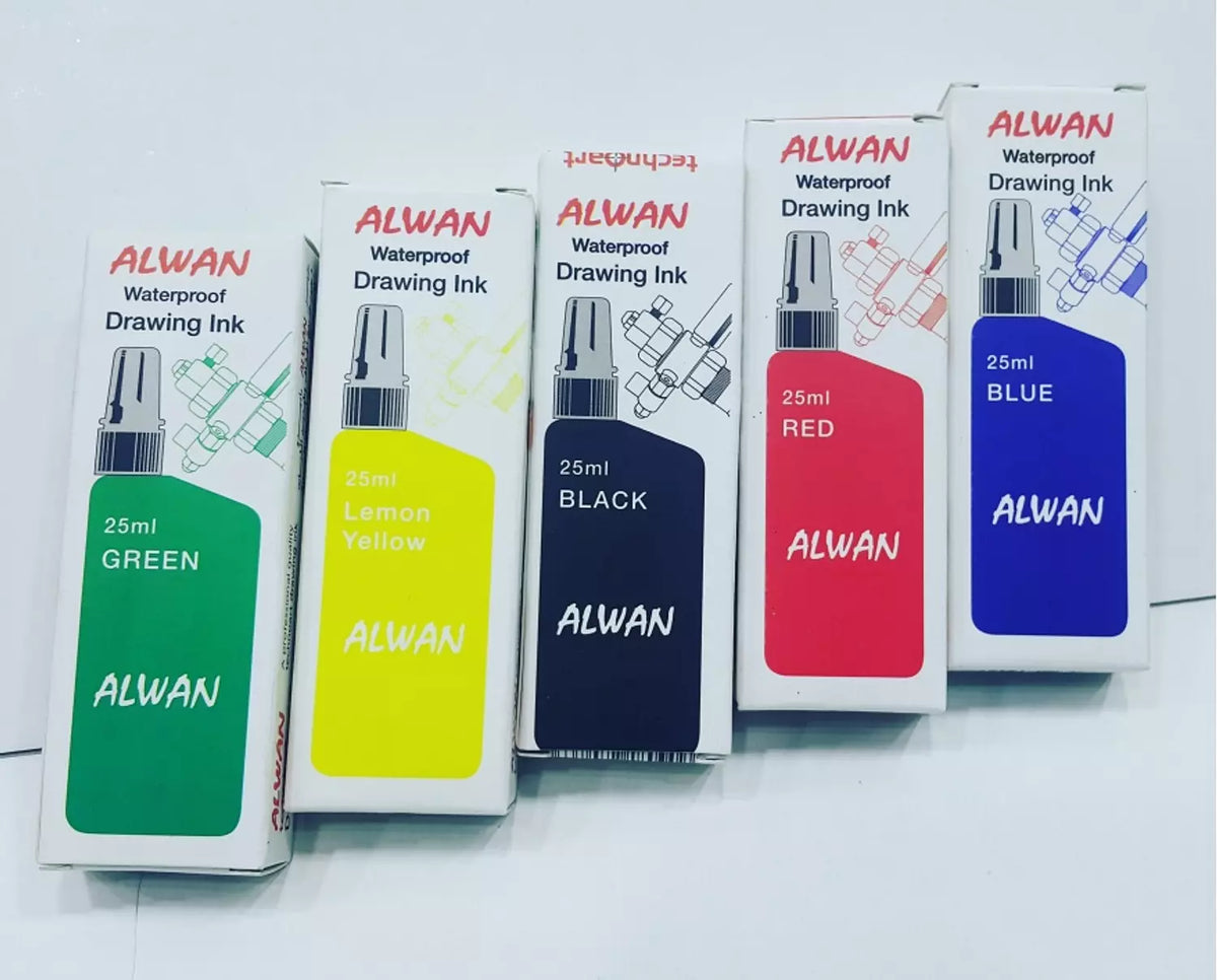 Waterproof Drawing Ink 6 Colors