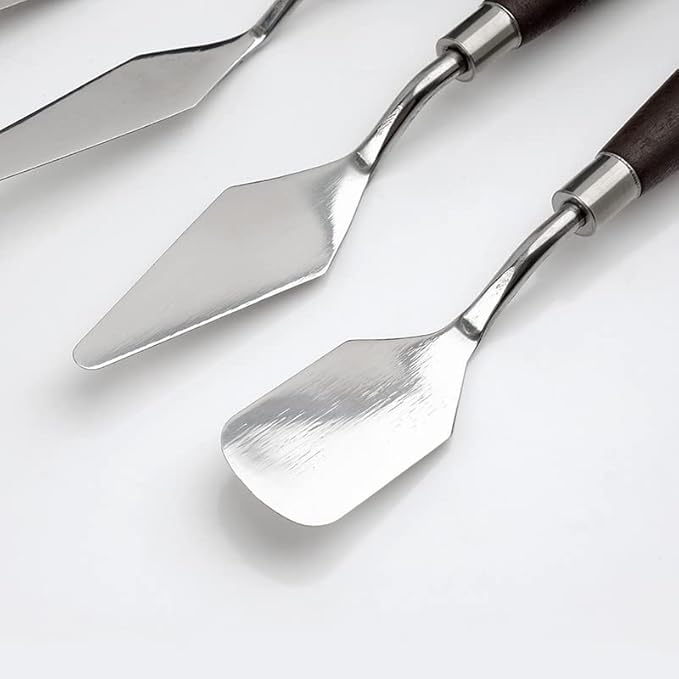 5 Pieces Painting Knives Stainless Steel Spatula