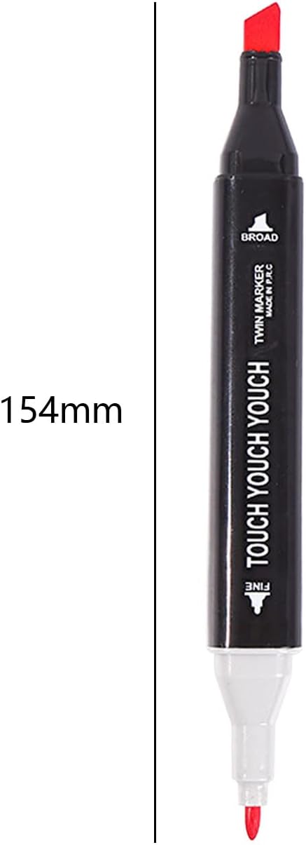 Textile Marker Pens, Machine Washable Textile Markers, 24 Colors