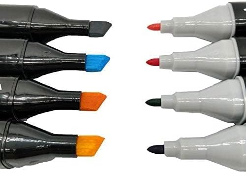 Markers Brush Dual Tip Brush & Chisel Tip Art Marker