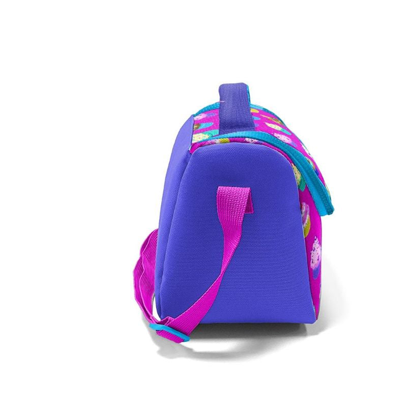 Coral High Kids Thermal Lunch Bag - Lavender Pink Cupcake Patterned