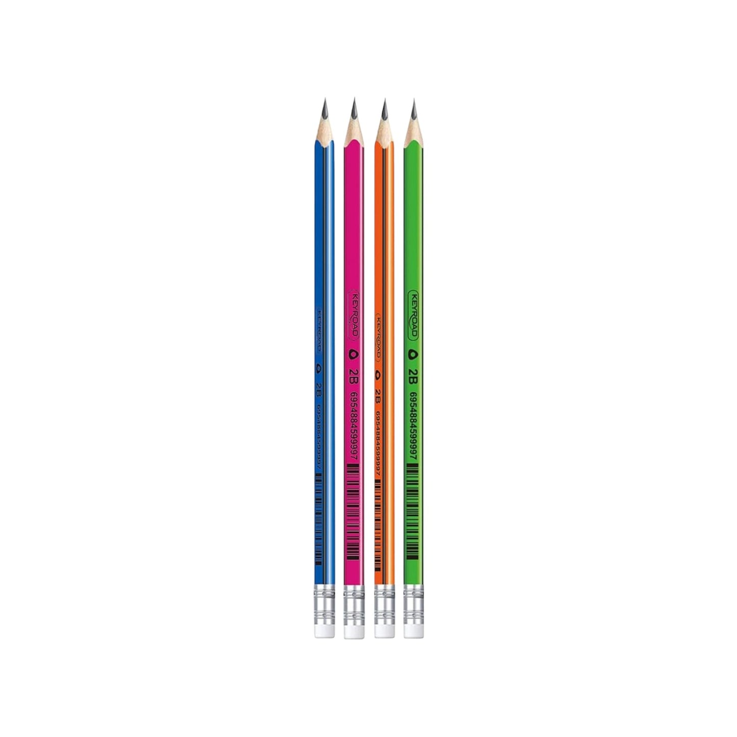 Graphite Pencil 2B Triangular with Eraser 2.2 mm - Keyroad Model KR971713