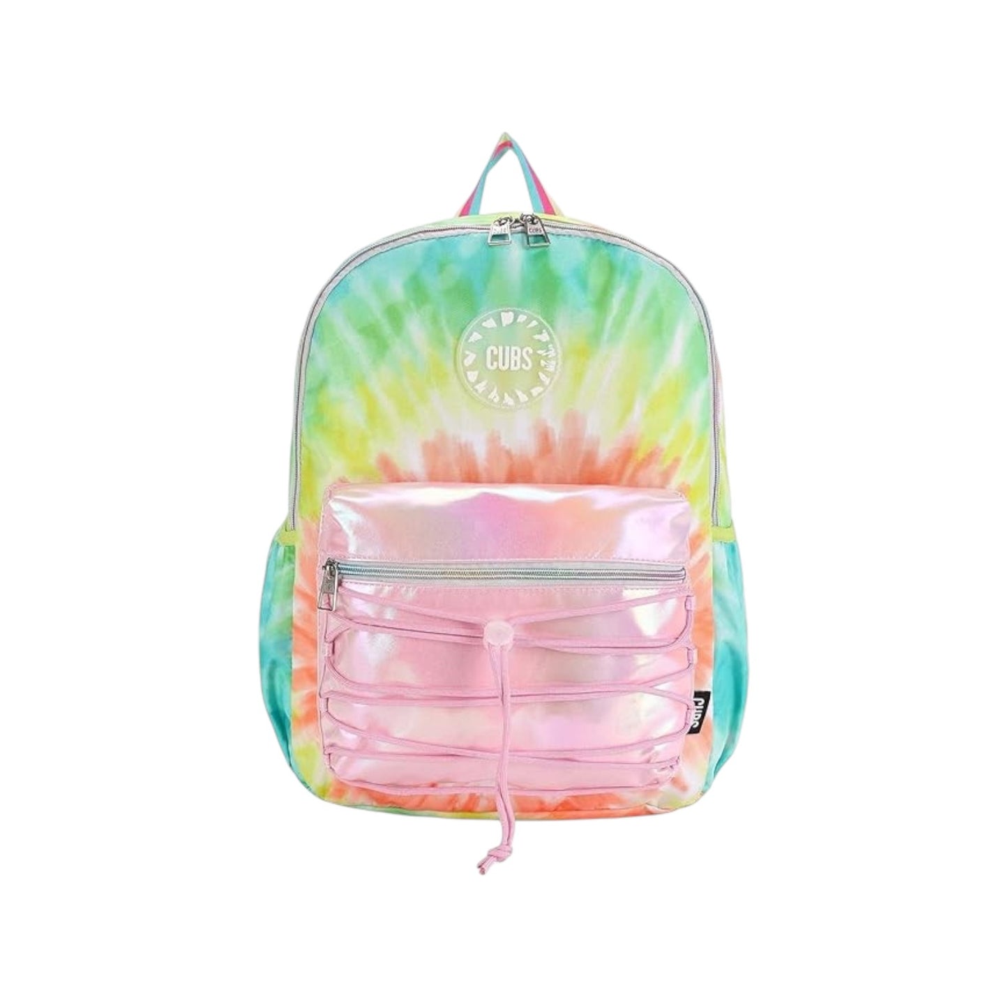 CUBS SunLight Rays TieDye PU High School Backpack 18.5"