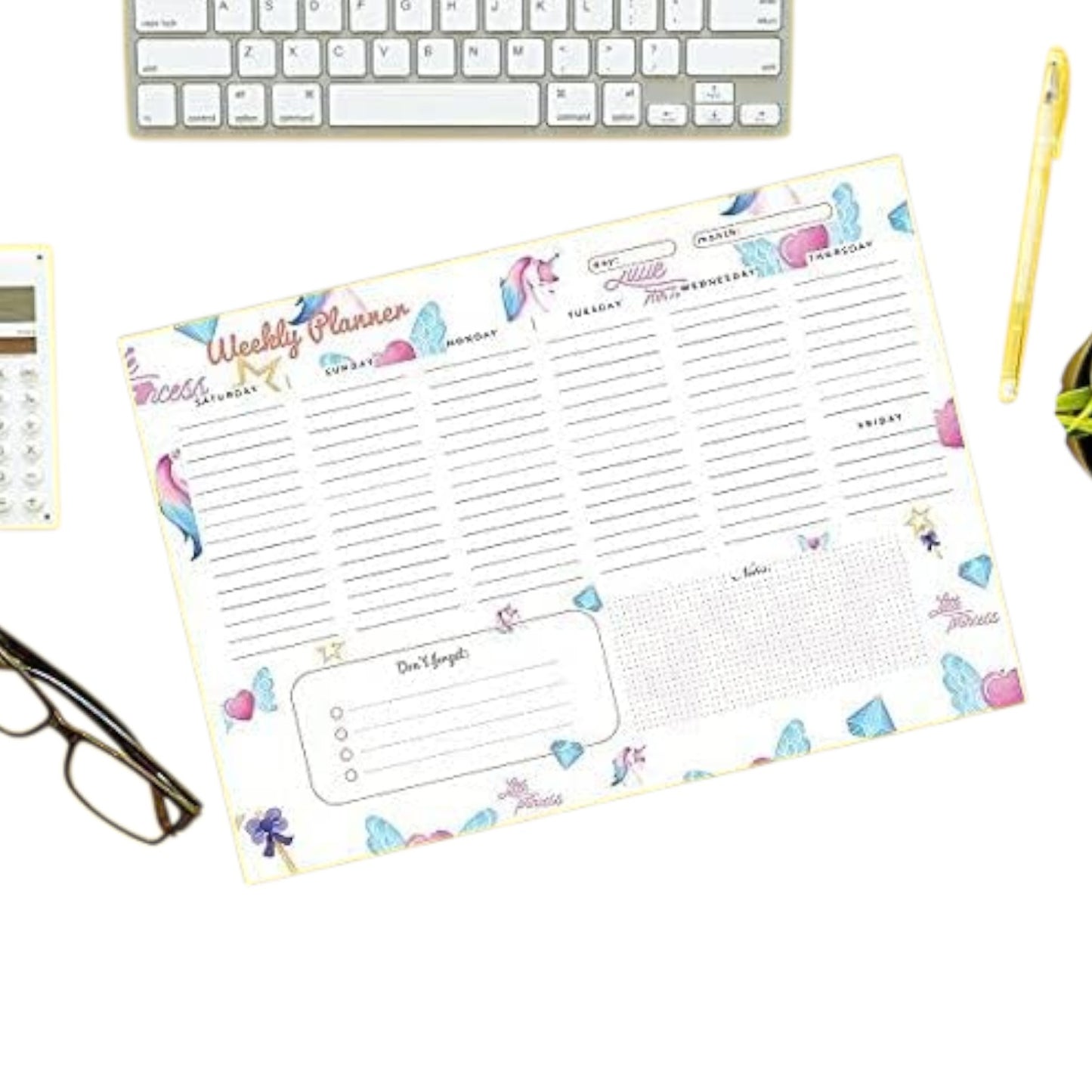 To Do Weekly Planner - A4-52 Sheets 1116