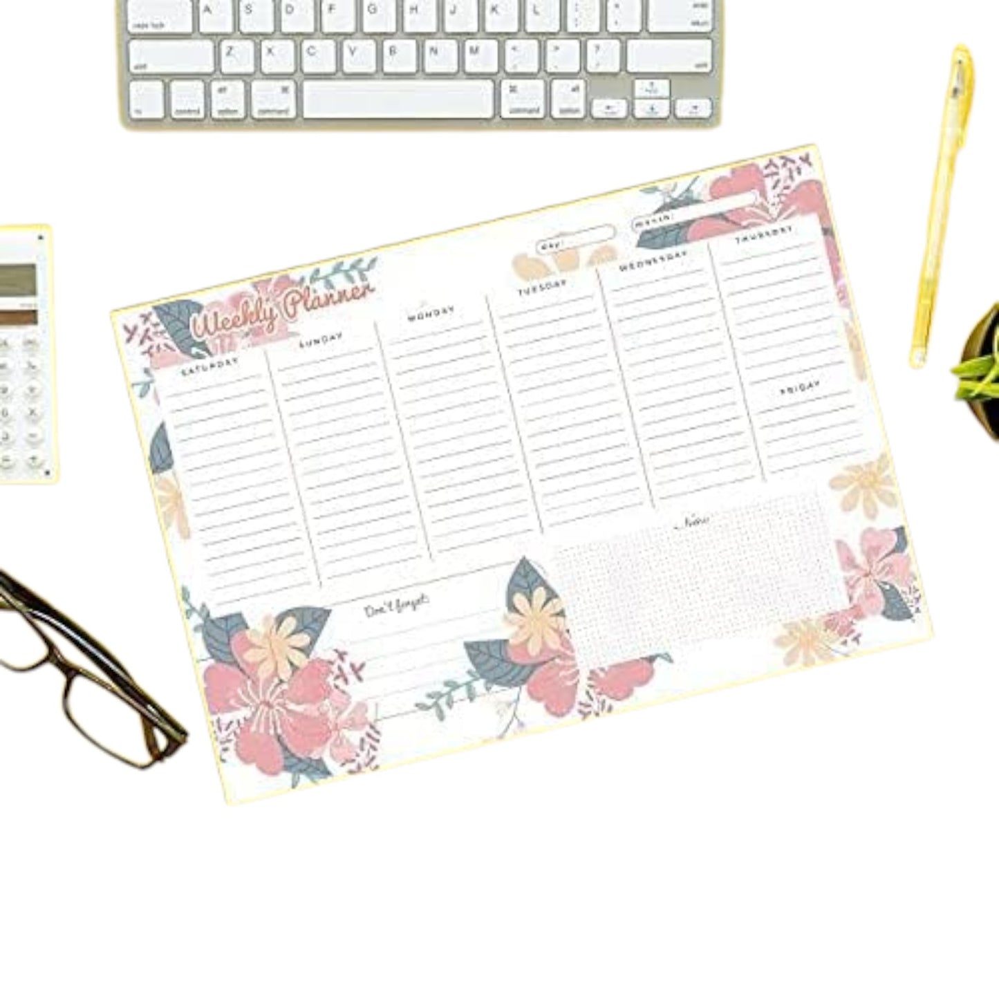 To Do Weekly Planner - A4-52 Sheets 1120