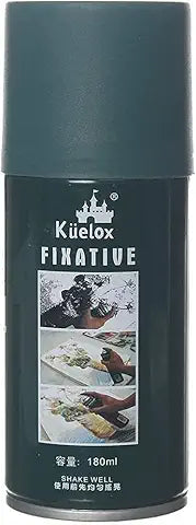 Art Paint Fixer, Fixing Spray for Watercolor, Charcoal, Oil Pastels, Pencils, 180ml
