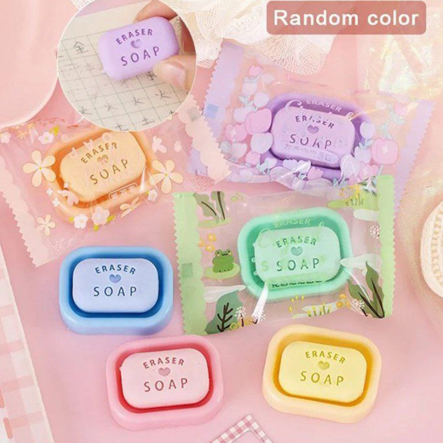 Soap Eraser Pencil Erasers, Erasers For School Office