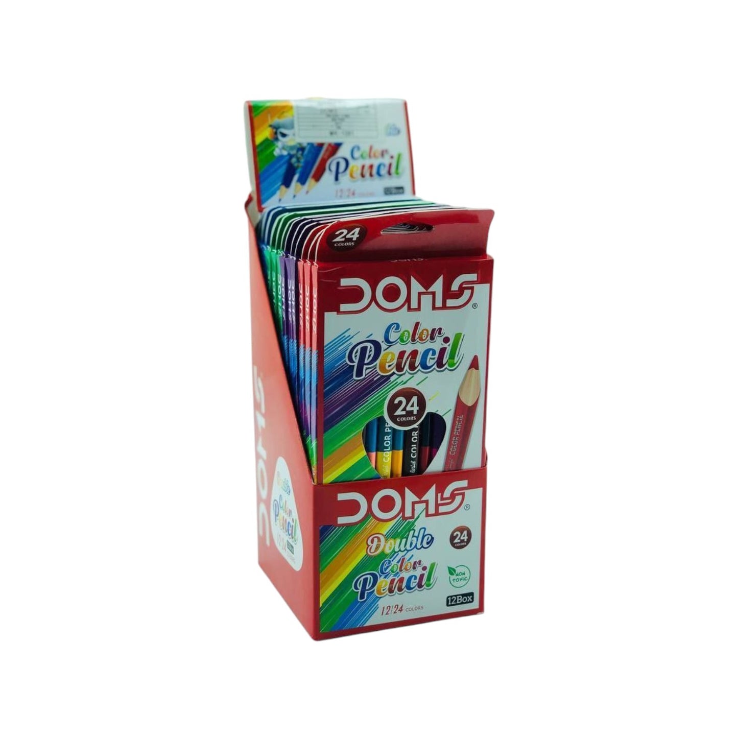 Doms Colors 2 in 1 Long Colour Pencils