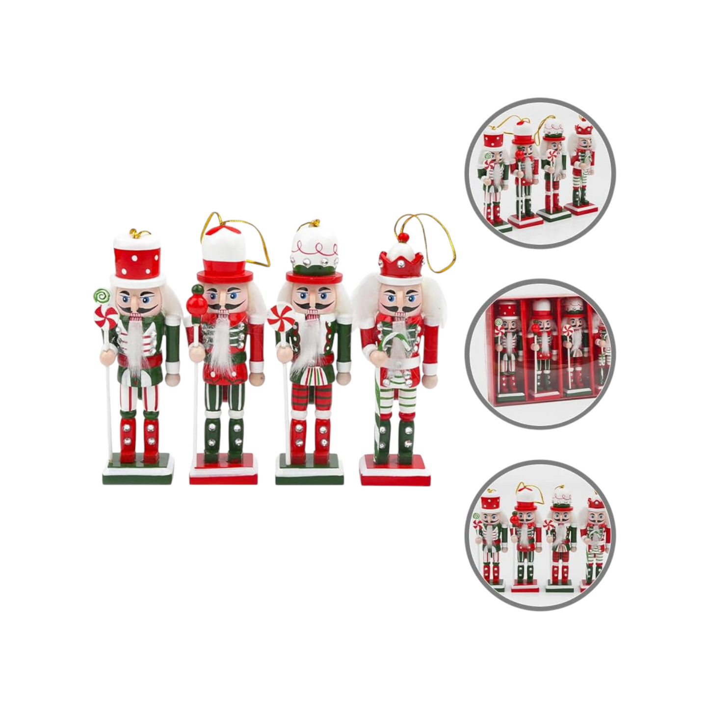 Christmas Nutcracker Ornaments Mini Nutcracker Soldier