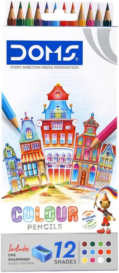 Doms 12 Long Pencil Colors
