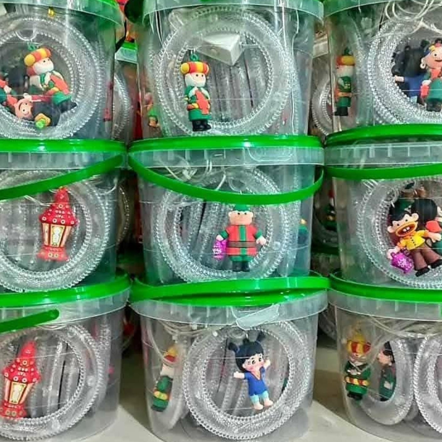 Ramadan Hanging Lights, 3mm of Rings Luminous Warm Light