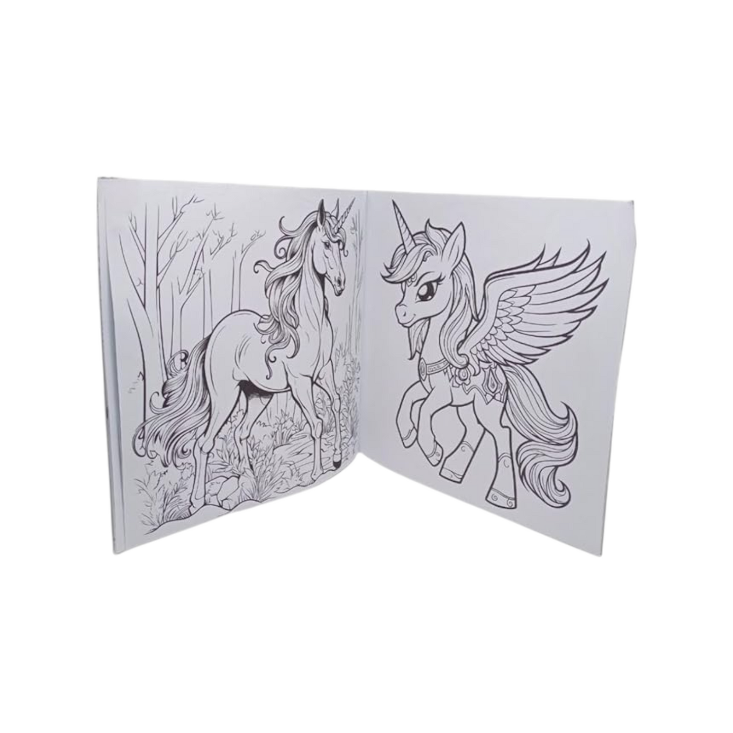 Coloring Book 24 Professional Drawing Unicorn