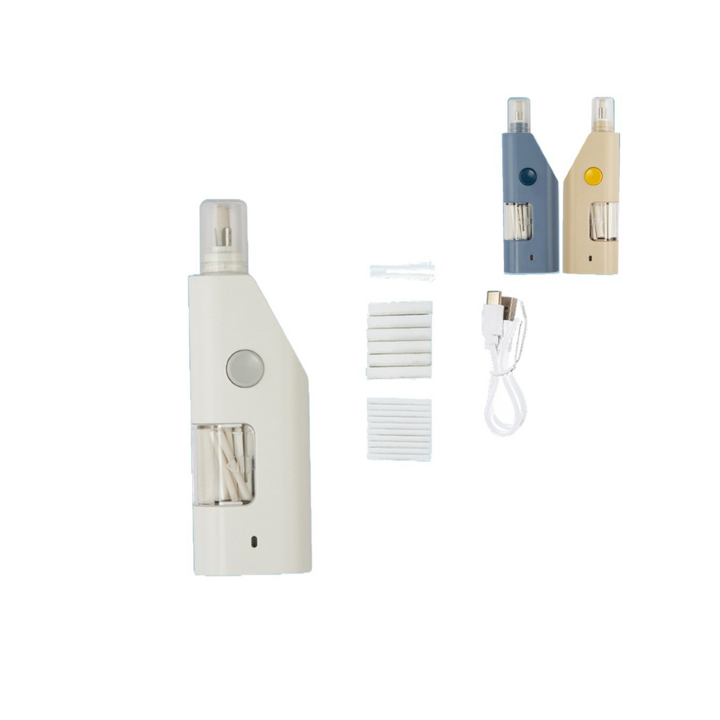 Superior. XP-012 Electric Eraser 4mm Rubber Size with Button and Charging Cable