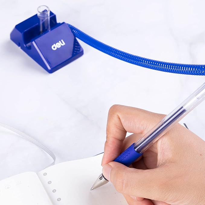 Deli 6791 Daily Desk Gel Ink Pen with Stand 0.5mm - Black