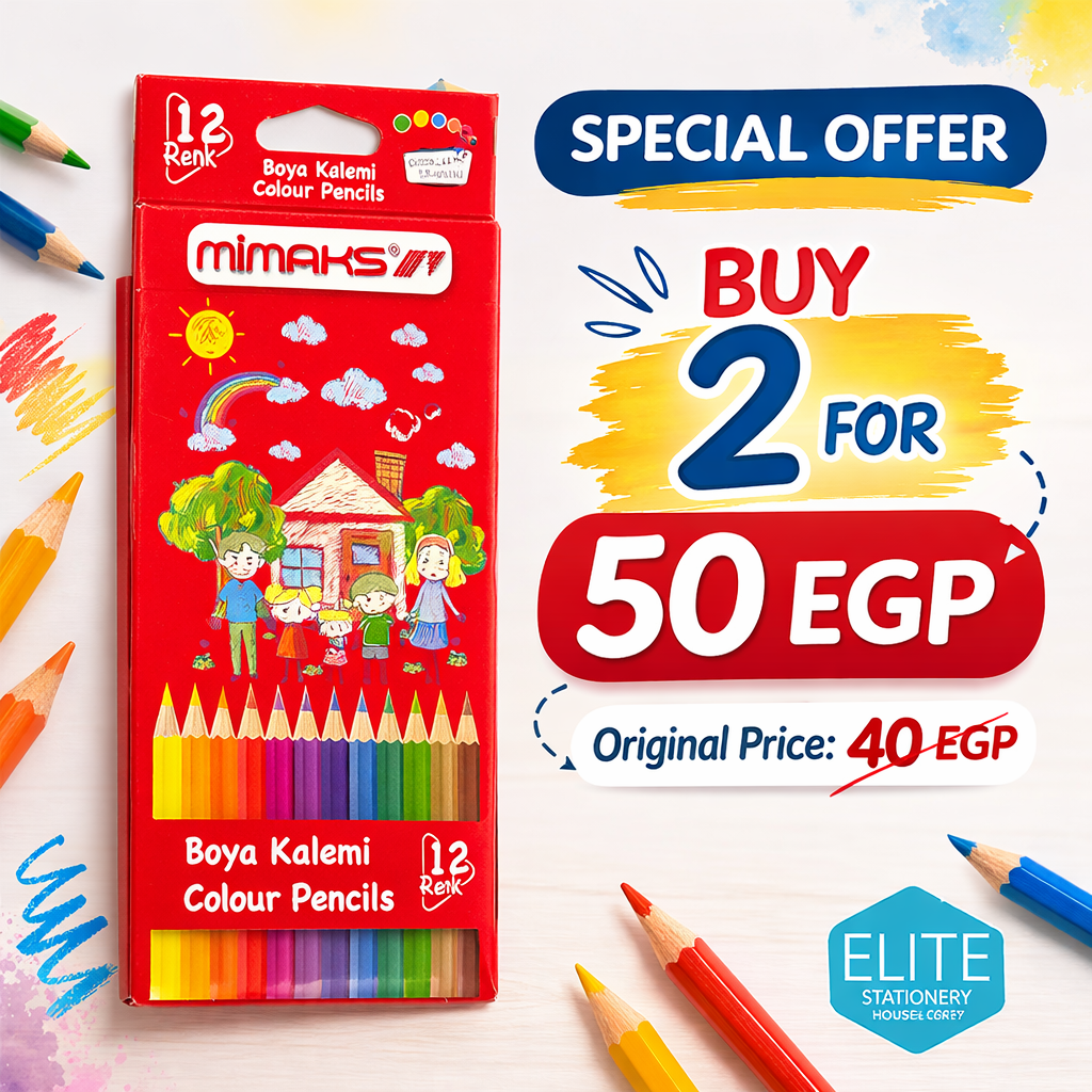 Mi̇maks 12 Long Pencil Color