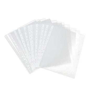 Lider U Shape Sheet protector, Transparent, A4 - 11 holes