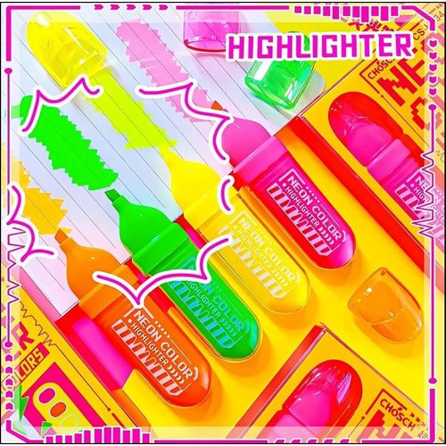 Gel Neon Highlighters – 4 Colors