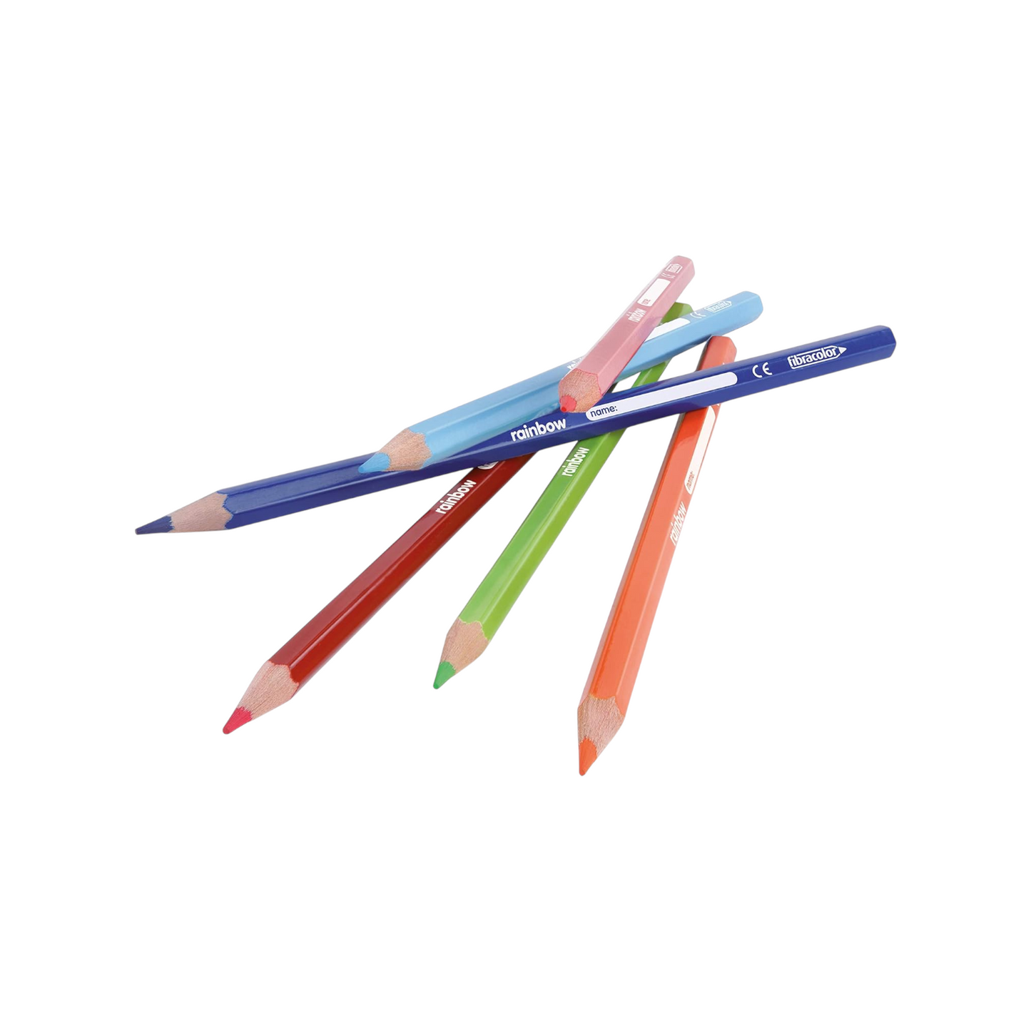 FIBRACOLOR - Rainbow colored pencils, 36 colors with sharpener